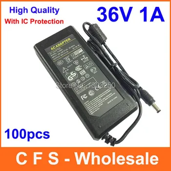 AC 100V-240V Converter Adapter DC 36V 1A 36W Power Supply Charger DC 5.5mm Free shipping 100pcs Lot wholesale High Quality
AC 100V-240V Converter Adapter DC 36V 1A 36W Power Supply Charger DC 5.5mm Free shipping 100pcs Lot wholesale High Quality