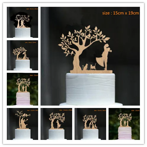 Mixed Style wood cake topper dancing Bride and Groom Under The Tree with Dog and Cat Wedding Cake Topper Cake Decoration
Mixed Style wood cake topper dancing Bride and Groom Under The Tree with Dog and Cat Wedding Cake Topper Cake Decoration