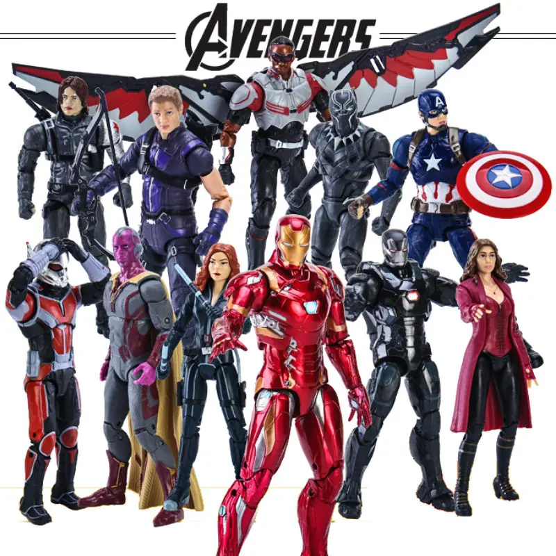 Avengers Endgame Captain America Black Panther Vision Falcon Iron Man PVC Action Figure toy
Avengers Endgame Captain America Black Panther Vision Falcon Iron Man PVC Action Figure toy