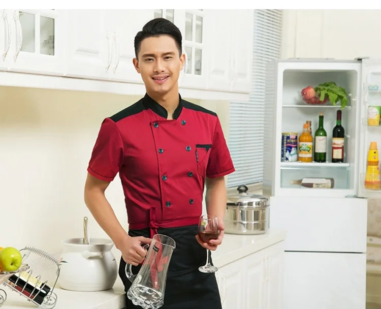 1 piece Unisex Chef Top Jackets,Food Cooking sushi Kitchen Work Wear ,Chef Patchwork uniform Cake,wine chef cloth
1 piece Unisex Chef Top Jackets,Food Cooking sushi Kitchen Work Wear ,Chef Patchwork uniform Cake,wine chef cloth