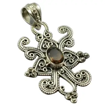 Lovegem Nature Smoky Quartz Pendant 925 Sterling Silver, 45.7 mm, MHBAP4966
Lovegem Nature Smoky Quartz Pendant 925 Sterling Silver, 45.7 mm, MHBAP4966