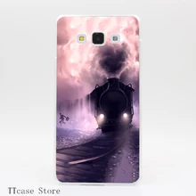 3832CA Train train quotidien Transparent Hard Cover Case for Galaxy A3 A5 A7 A8 Note 2 3 4 5 J5 J7 Grand 2 & Prime