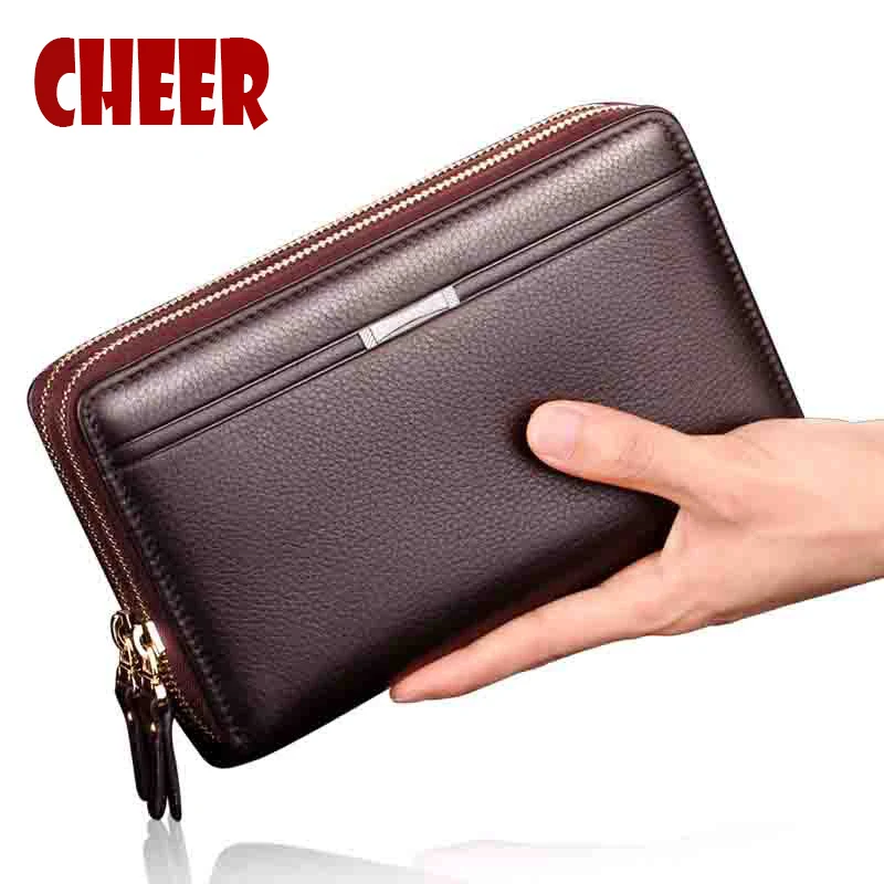 Image wallets men clutch men Multi bit High capacity Admission package Casual Clutch Handy men money clip purse for coins luxury walle