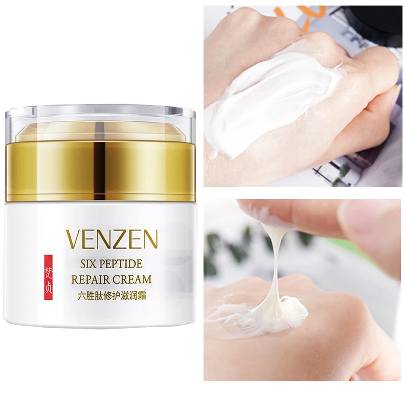 Korea Anti wrinkle Remover Face Cream anti Aging Dry Skin Hydrating Facial Lifting Firming Day Night Cream Six Peptide Serum 50g
Korea Anti wrinkle Remover Face Cream anti Aging Dry Skin Hydrating Facial Lifting Firming Day Night Cream Six Peptide Serum 50g