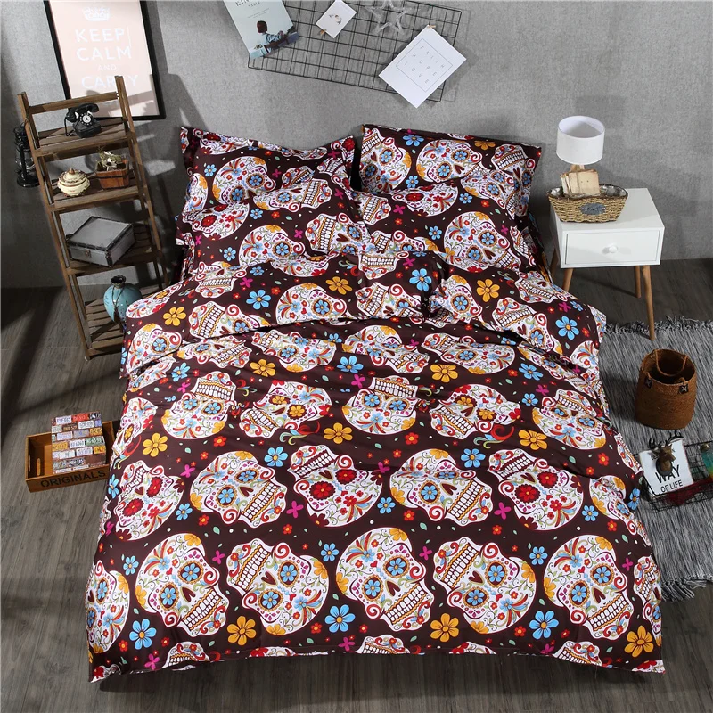 Dreamworld Amazing Skull Bed Lines 3pcs Black Bedding Set Queen King Sizes 3D Bedding Sets and 3D Close To Skeleton Bedclothes
Dreamworld Amazing Skull Bed Lines 3pcs Black Bedding Set Queen King Sizes 3D Bedding Sets and 3D Close To Skeleton Bedclothes