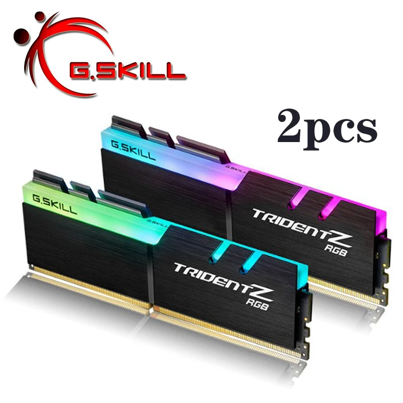 G.Skill Trident Z RGB PC RAM DDR4 память PC4 8 ГБ 32 16 3200 МГц 3000 3600 4266 Настольный 8G 16G DIMM|Оперативная память| |