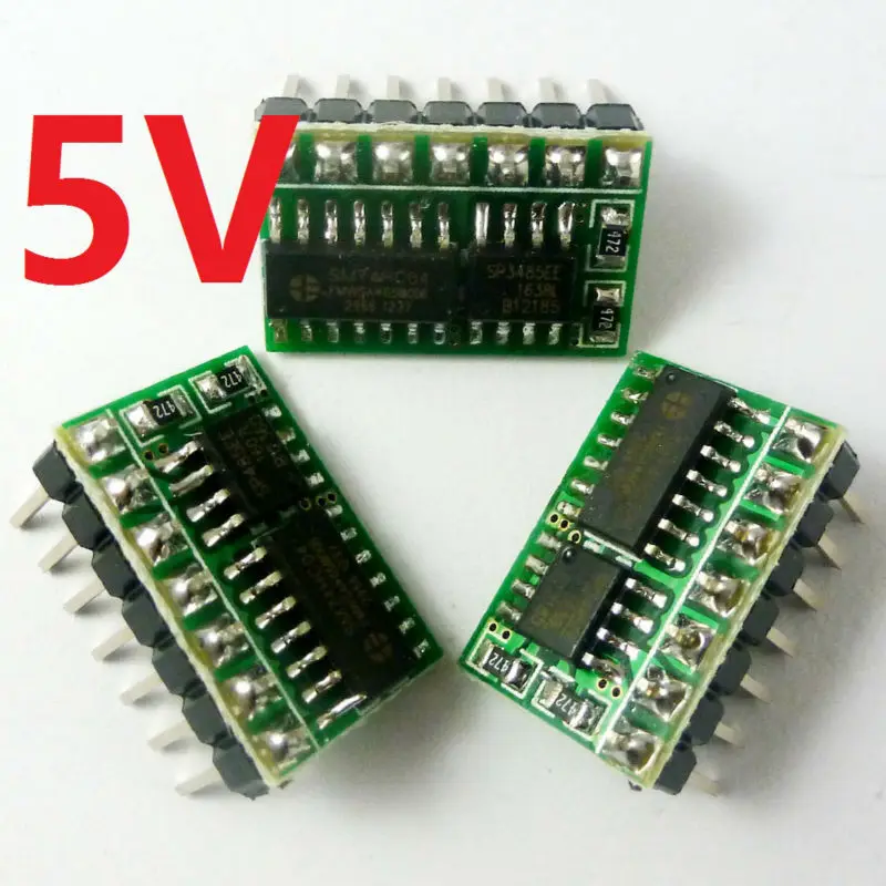 3x mini Automatic control RS232(TTL) to RS485 Converter SP485 replace MAX485 for LED PTZ Modbus RTU
3x mini Automatic control RS232(TTL) to RS485 Converter SP485 replace MAX485 for LED PTZ Modbus RTU