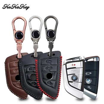 Leather Car Key Cover with Keychain Holder Buttons Matched Key Case For BMW 1 2 5 7 Series 218i X1 F48 X3 X4 X5 X6 F15 540 740
Leather Car Key Cover with Keychain Holder Buttons Matched Key Case For BMW 1 2 5 7 Series 218i X1 F48 X3 X4 X5 X6 F15 540 740