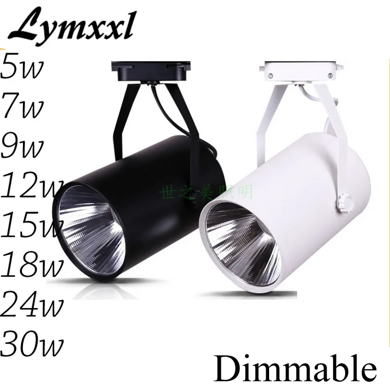 Cob LED Track light Dimmable 5W 7W 9W 12W 15W 18W 24W 30W AC110-240V Track Lighting Ceiling Rail Spotlights Lamps CE UL SAA
Cob LED Track light Dimmable 5W 7W 9W 12W 15W 18W 24W 30W AC110-240V Track Lighting Ceiling Rail Spotlights Lamps CE UL SAA