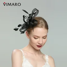 VIMARO Elegant Black Sinamay Wedding Fascinator Party Hair Accessories For Women Hair Jewelry Gift Headpiece Church
VIMARO Elegant Black Sinamay Wedding Fascinator Party Hair Accessories For Women Hair Jewelry Gift Headpiece Church
