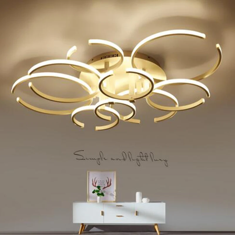 Led creative ceiling lamp simple modern atmospheric living room lamp home room bedroom ring warm Nordic lamps led lighting lamps
Led creative ceiling lamp simple modern atmospheric living room lamp home room bedroom ring warm Nordic lamps led lighting lamps