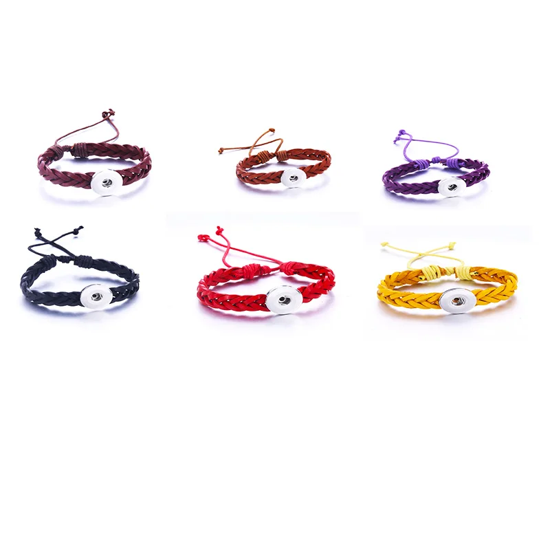 Bo Bo World 1pcs/lot Leather bracelet Jewelry 18mm snap button Bracelet For 18mm DIY Snap Button Jewelry BG48
Bo Bo World 1pcs/lot Leather bracelet Jewelry 18mm snap button Bracelet For 18mm DIY Snap Button Jewelry BG48