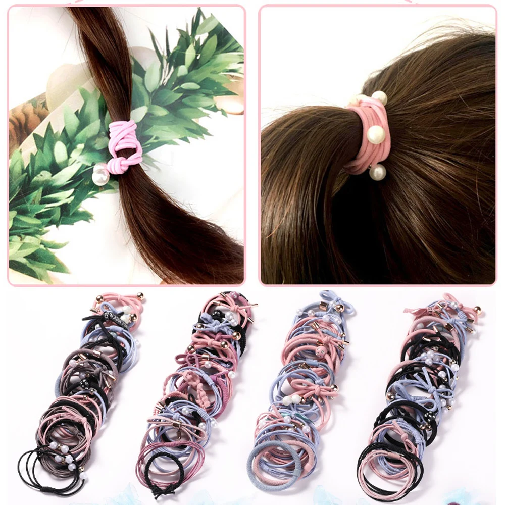 Oaoleer Hair Accessories 1 Set/Bag Elastic Hair Bands for Girls Scrunchies Pearl Hair Holder Headbands Stretchy Hairbands
Oaoleer Hair Accessories 1 Set/Bag Elastic Hair Bands for Girls Scrunchies Pearl Hair Holder Headbands Stretchy Hairbands