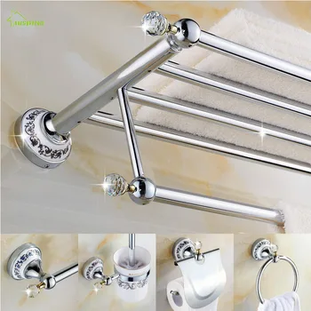 European Ceramic Crystal Polished Bathroom Accessories Solid Brass Hardware Set Chrome Finish Products Oi3 Bathroom Accessories
European Ceramic Crystal Polished Bathroom Accessories Solid Brass Hardware Set Chrome Finish Products Oi3 Bathroom Accessories