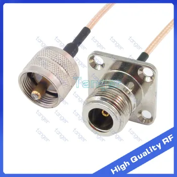Hot Selling UHF male plug PL-259 to N female jack 4four hole panel straight with 20cm 8" RG316 RF Coaxial Pigtail Low Loss cable
Hot Selling UHF male plug PL-259 to N female jack 4four hole panel straight with 20cm 8" RG316 RF Coaxial Pigtail Low Loss cable