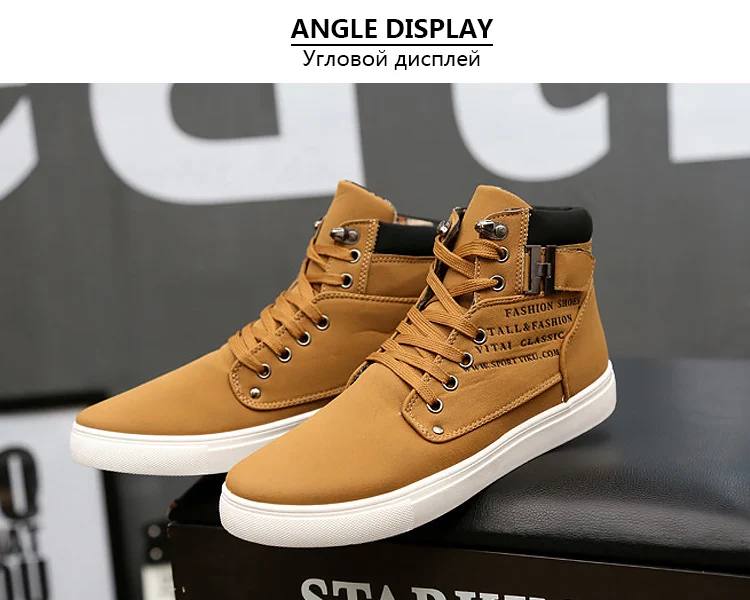 Men Snow Boots Fashion Microfiber PU Warm Plus Cotton Ankle Autumn Winter Boots Men Snow Boots Fashion Microfiber PU Warm Plus Cotton Ankle Autumn Winter Boots