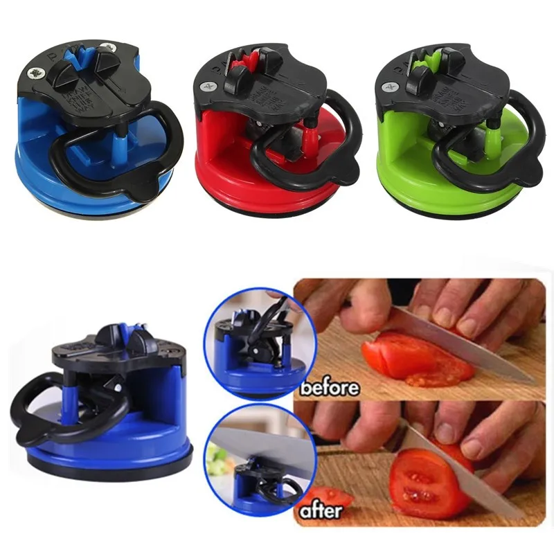 3 Colors steel Knife Sharpener with suction pad Scissors Grinder Secure Suction Chef Pad Kitchen Sharpening Tool
3 Colors steel Knife Sharpener with suction pad Scissors Grinder Secure Suction Chef Pad Kitchen Sharpening Tool
