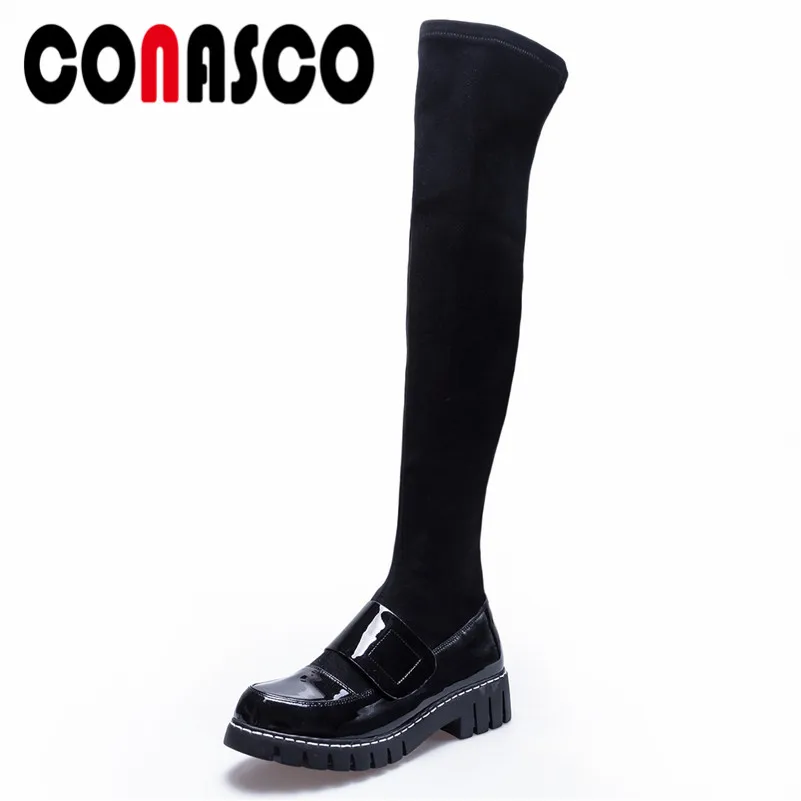 CONASCO Punk Over The Knee High Boots Platforms Long Party Club Dancing Shoes Woman Round Toe Sexy Tight High Boots For Women
CONASCO Punk Over The Knee High Boots Platforms Long Party Club Dancing Shoes Woman Round Toe Sexy Tight High Boots For Women