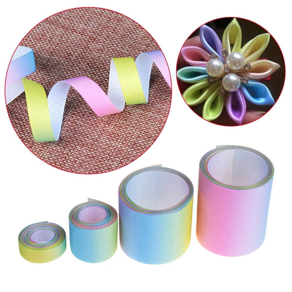 9mm/ 25mm/38mm/50mm (1 meter/lot) gradient colors rainbow printed grosgrain ribbon DIY Wrapping Wedding Party Hair Bow Decor
9mm/ 25mm/38mm/50mm (1 meter/lot) gradient colors rainbow printed grosgrain ribbon DIY Wrapping Wedding Party Hair Bow Decor