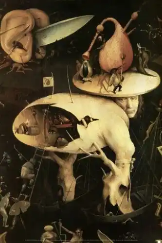 THE GARDEN OF EARTHLY DELIGHTS POSTER Hieronymus Bosch Cartoon t shirt men Unisex New Fashion tshirt free shipping top ajax