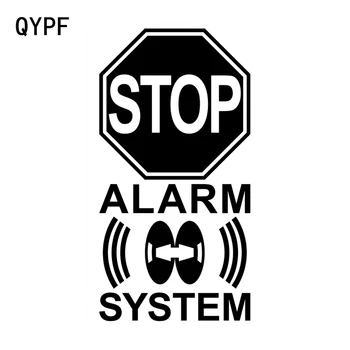 QYPF 9.4CM18.1CM Warning Mark STOP ALARM SYSTEM Graphic Car Sticker Black/Silver Vinyl Decoration S9-2222
QYPF 9.4CM18.1CM Warning Mark STOP ALARM SYSTEM Graphic Car Sticker Black/Silver Vinyl Decoration S9-2222