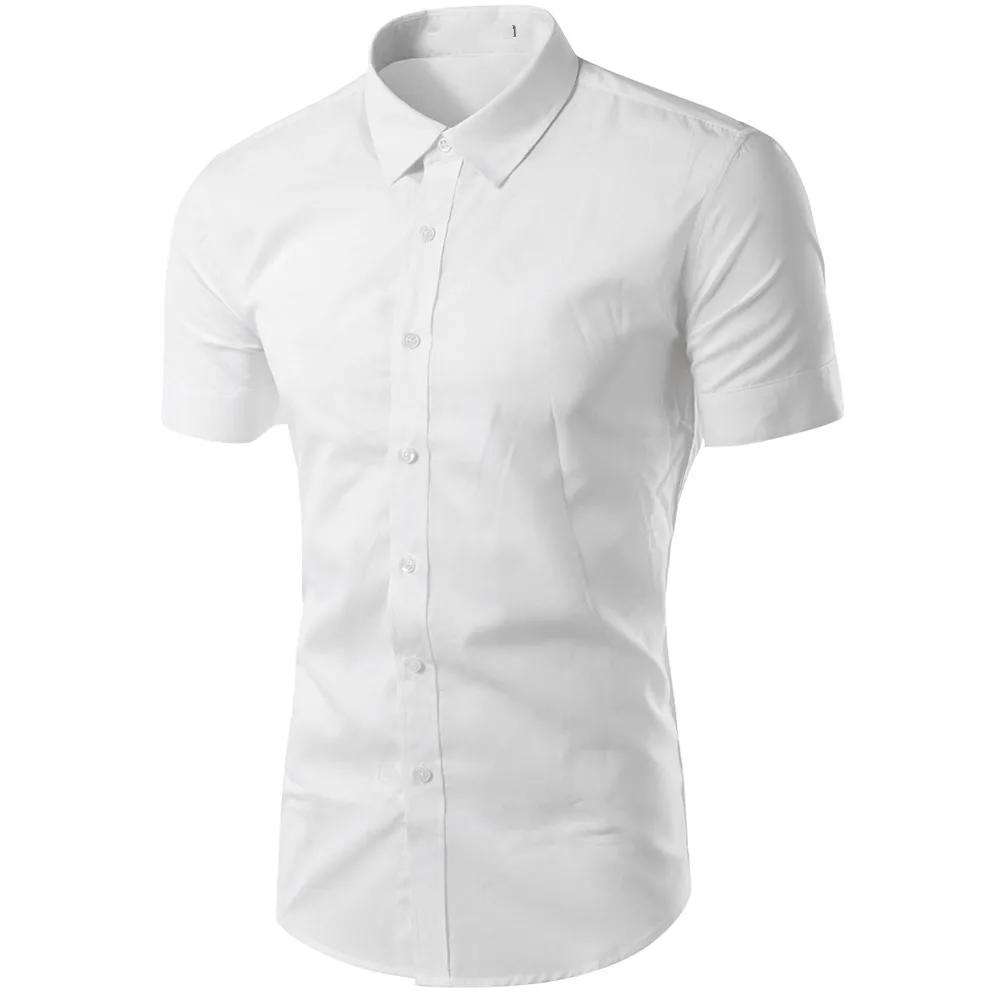 New 2018 Summer Men's short Sleeve Shirt Slim Fit Camisa Social Masculina Chemise Homme Mens Solid Color Business Shirts M-XXXL
New 2018 Summer Men's short Sleeve Shirt Slim Fit Camisa Social Masculina Chemise Homme Mens Solid Color Business Shirts M-XXXL