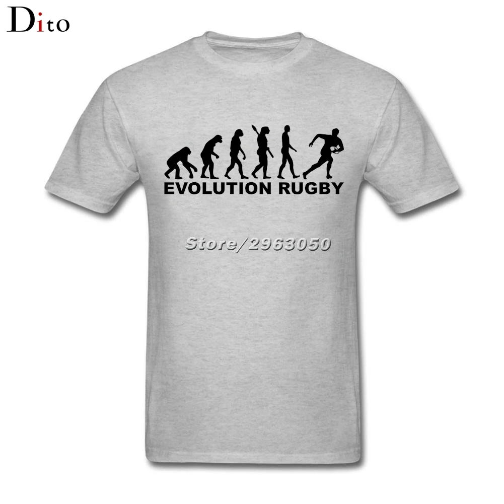 Image Evolution Rugby T Shirt Men Funny Custom Short Sleeve Valentine s 3XL Team  T Shirts