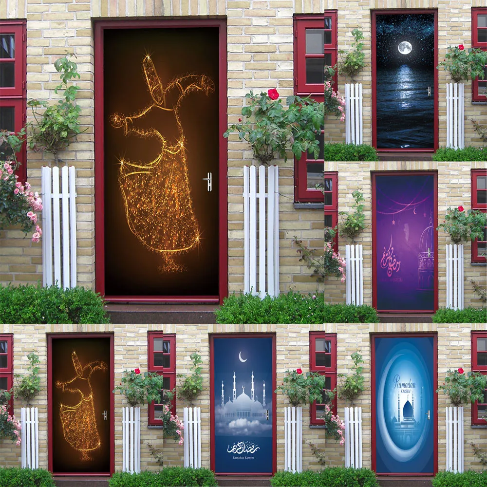 3D Muslim Creative Door Stickers Bedroom Doors Renovation Waterproof Stickers DIY Family Decorative Wall Sticker Door Poster
3D Muslim Creative Door Stickers Bedroom Doors Renovation Waterproof Stickers DIY Family Decorative Wall Sticker Door Poster