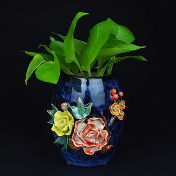 Folk Art Ceramic Porcelain Chinese Tabletop Vase with Vivid Peony Design for Home Decoration SYXF025
Folk Art Ceramic Porcelain Chinese Tabletop Vase with Vivid Peony Design for Home Decoration SYXF025