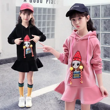 Anlencool Girl's clothing autumn winter velvet and thickening 2020 new fashion 5-12 years children's cartoon girls hooded jacket
Anlencool Girl's clothing autumn winter velvet and thickening 2020 new fashion 5-12 years children's cartoon girls hooded jacket