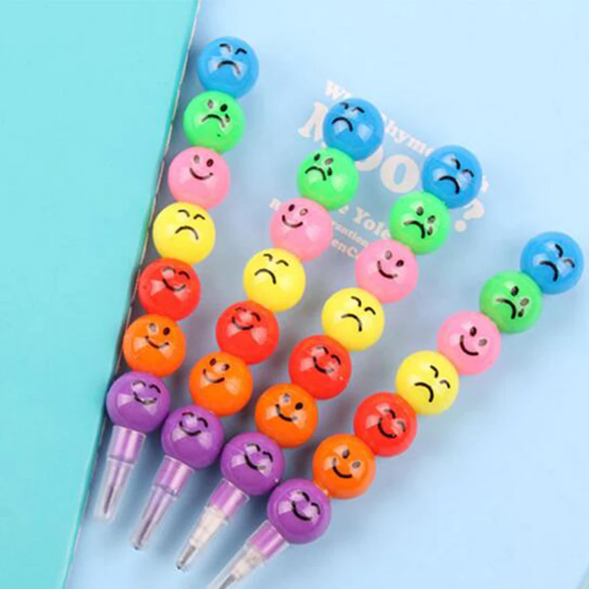 1pc Creative Sugar-Coated Haw Cartoon Smiley Graffiti Pen 7 Colors Crayon Wax Pencil
1pc Creative Sugar-Coated Haw Cartoon Smiley Graffiti Pen 7 Colors Crayon Wax Pencil