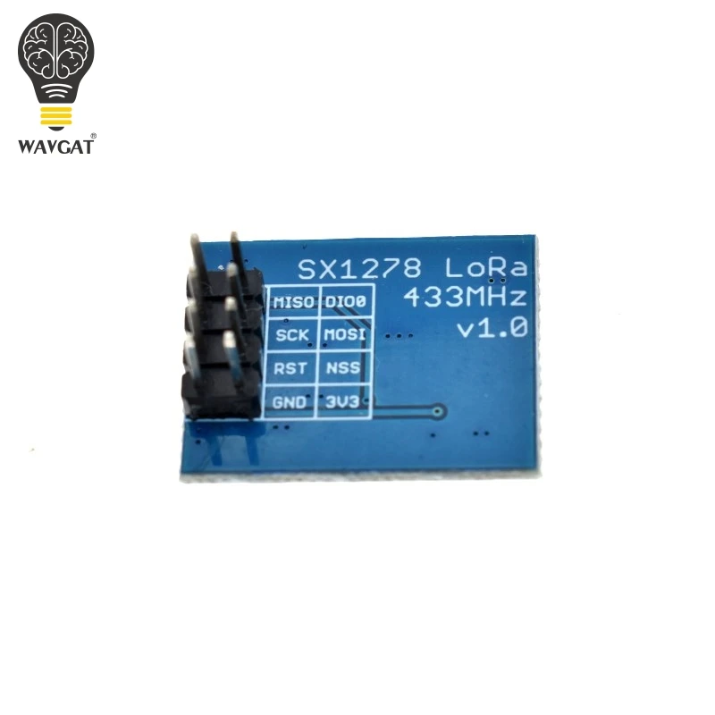 WAVGAT SX1278 LoRa модуль 433 м 10 км Ra 02 беспроводной Ai Thinker Spread Spectrum Transmission Electronic DIY