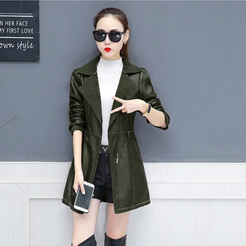2020 New Fashion Long-sleeved Solid color Medium length Women Jacket Spring Autumn Leather & Suede Womens Leather Jacket NUW77
2020 New Fashion Long-sleeved Solid color Medium length Women Jacket Spring Autumn Leather & Suede Womens Leather Jacket NUW77