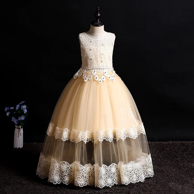 Kids Christmas Dress Girl Wedding Banquet Full Dress Children's Fashion Lace Garments Baby Girl's Birthday Party Clothing 4-14T
Kids Christmas Dress Girl Wedding Banquet Full Dress Children's Fashion Lace Garments Baby Girl's Birthday Party Clothing 4-14T