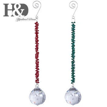 H&D Set/2 Red & Green Chakra Crystal Suncatcher Pendant Rainbow Maker Hanging Ball Prism Sun catcher Home Wedding Decor Ornament
H&D Set/2 Red & Green Chakra Crystal Suncatcher Pendant Rainbow Maker Hanging Ball Prism Sun catcher Home Wedding Decor Ornament