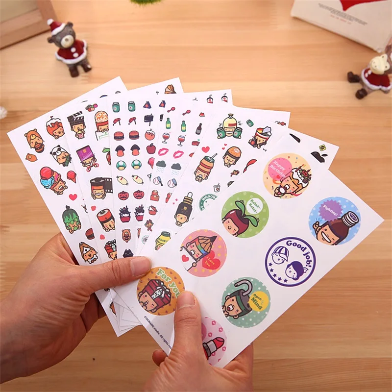 18 Sheet Cute Cartoon Kids School Craft Teacher Reward Praise Removeable DIY Stationery Stickers Scrapbook Planner Diary Decor
18 Sheet Cute Cartoon Kids School Craft Teacher Reward Praise Removeable DIY Stationery Stickers Scrapbook Planner Diary Decor