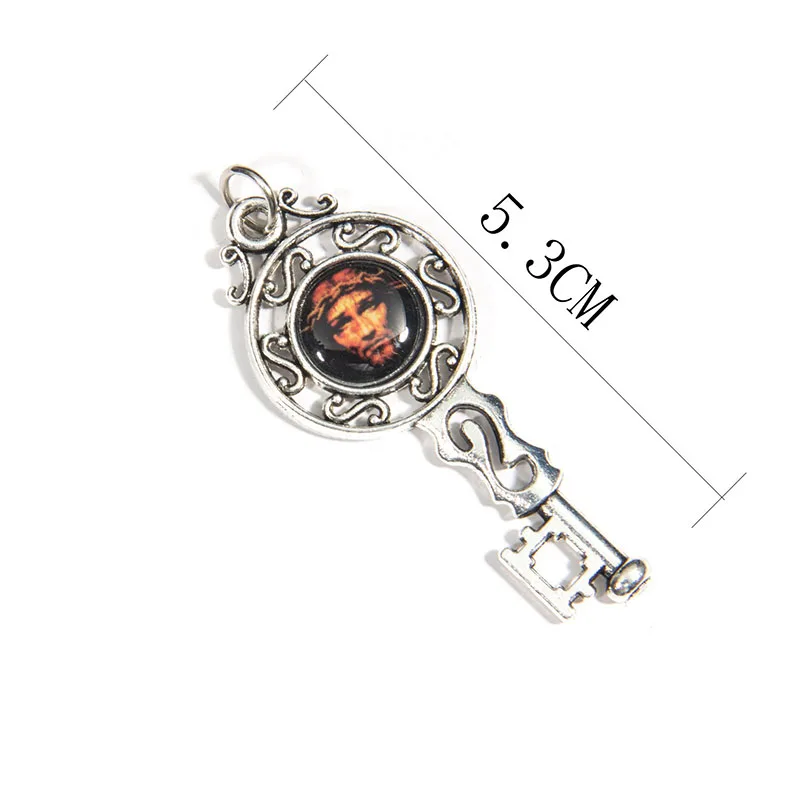 Random Catholic Images Vintage Antique silver Maxi Necklace Never Fade Saint Benedict Medal Cross Smqlivb Key Religious Pendant
Random Catholic Images Vintage Antique silver Maxi Necklace Never Fade Saint Benedict Medal Cross Smqlivb Key Religious Pendant