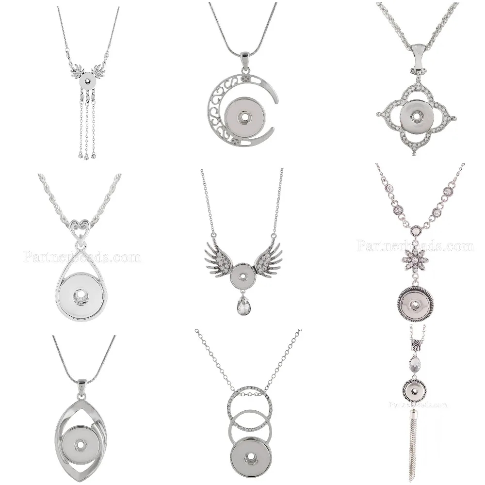 Charm Fashion Silver Necklaces Women Girl tassel crescent wing Necklaces Pendants Jewelry Party Gift fit 18mm Snap Button
Charm Fashion Silver Necklaces Women Girl tassel crescent wing Necklaces Pendants Jewelry Party Gift fit 18mm Snap Button