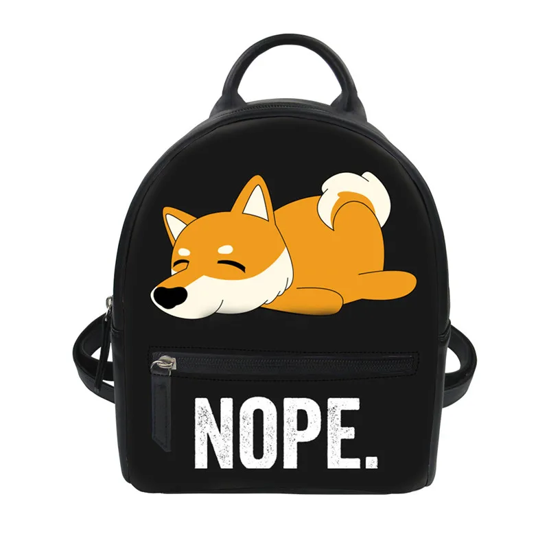 THIKIN Small Backpack Cute Corgi Printing Daily Girls Mini Travel Bag PU Soft Leather Women Casual Small Packet Carry-on Mochila
THIKIN Small Backpack Cute Corgi Printing Daily Girls Mini Travel Bag PU Soft Leather Women Casual Small Packet Carry-on Mochila