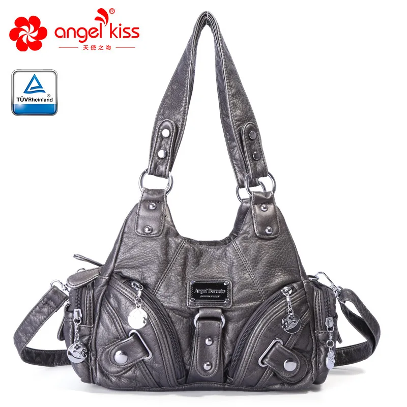 Angelkiss Women's summer Handbags Shoulder Bag Fashion sac a main PU Leather Top-handle Handbag Female Satchel Large Hobo Ba
Angelkiss Women's summer Handbags Shoulder Bag Fashion sac a main PU Leather Top-handle Handbag Female Satchel Large Hobo Ba