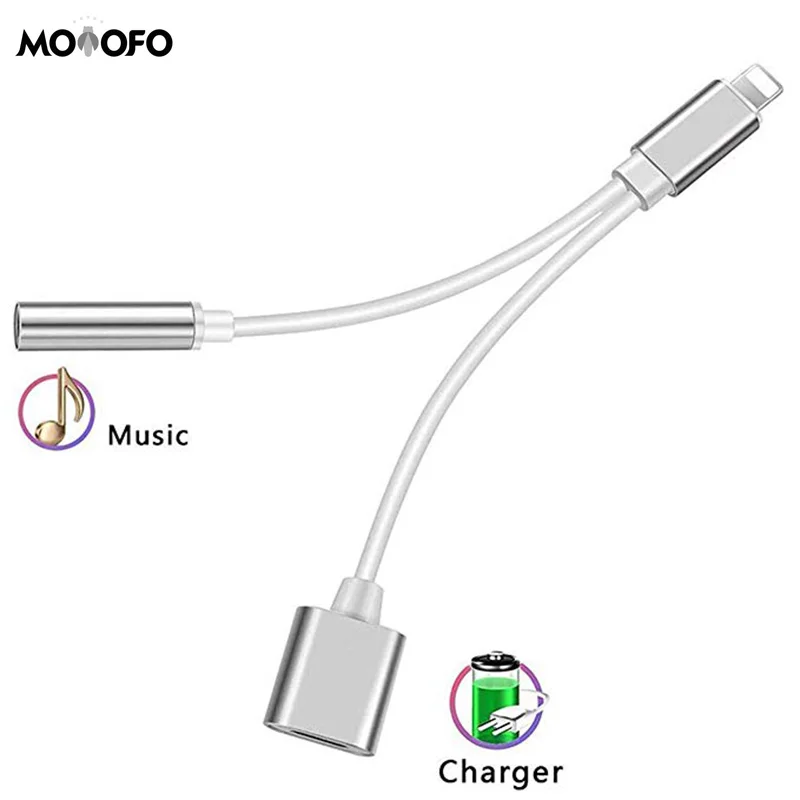 2 in1 Headphone Adapter for iPhone Adapter 3.5mm Jack Charging Audio Jack Audio Compatible iPhone 8 7 Plus for iOS 10.3 or Later
2 in1 Headphone Adapter for iPhone Adapter 3.5mm Jack Charging Audio Jack Audio Compatible iPhone 8 7 Plus for iOS 10.3 or Later