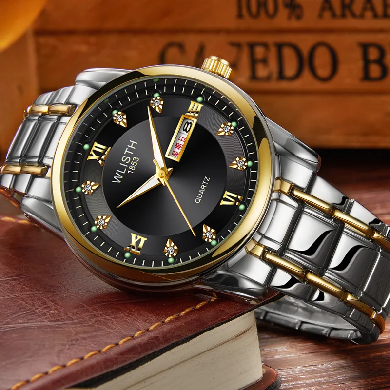 2019 fashion men's quartz watch waterproof watch business watch casual fashion watch men's watch