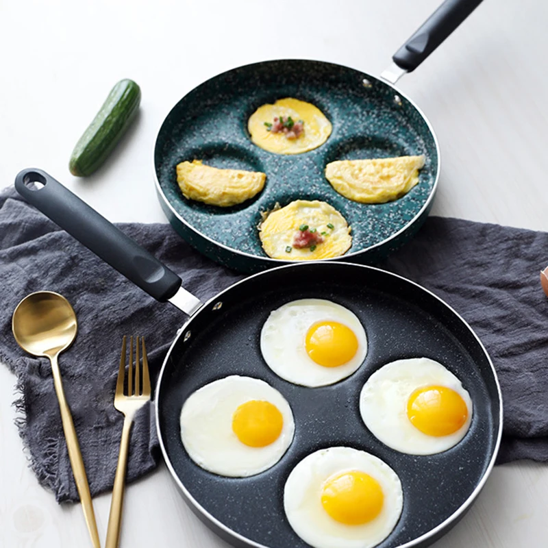 Four-hole Pan For Eggs Non-stick No Oil-smoke Pot Dumpling Waffle Mold Multi-function Pan 24cm
Four-hole Pan For Eggs Non-stick No Oil-smoke Pot Dumpling Waffle Mold Multi-function Pan 24cm