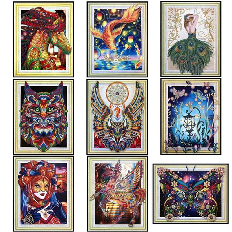 5D Shaped Diamond Painting Crafts Special Shaped Diamond 3D Mosaic DIY Diamond Embroidery Animal 40X50CM
5D Shaped Diamond Painting Crafts Special Shaped Diamond 3D Mosaic DIY Diamond Embroidery Animal 40X50CM