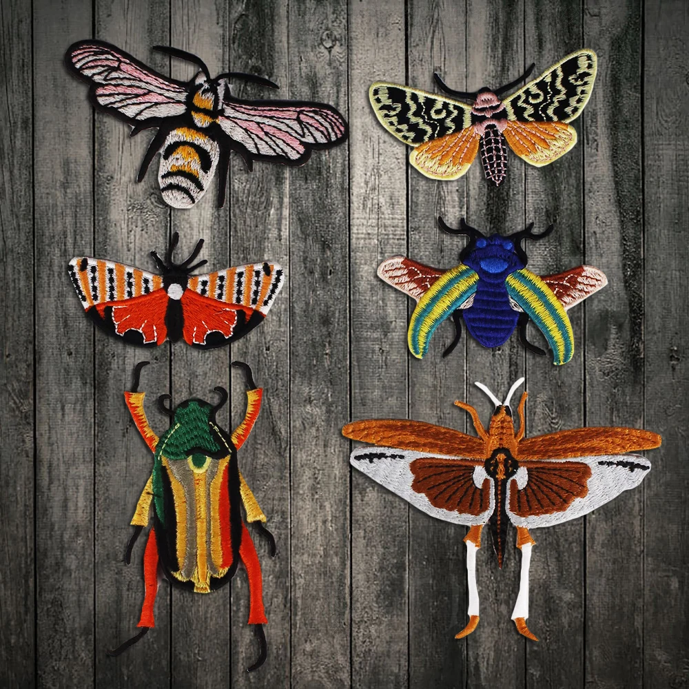 1set/6 piece Beetle butterfly patch for Clothing Sewing on Applique Patches Shirt Bag Jacket Badges for Clothe
1set/6 piece Beetle butterfly patch for Clothing Sewing on Applique Patches Shirt Bag Jacket Badges for Clothe