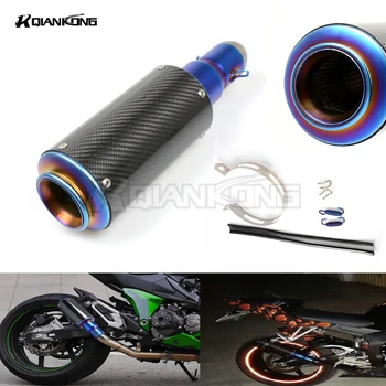 R QIANKONG 36-51MM Carbon fiber Modified Exhaust Pipe Muffler For Benelli bn600 bn300 BN 300 600 TnT 899 TNT Titanium Sport 1130
R QIANKONG 36-51MM Carbon fiber Modified Exhaust Pipe Muffler For Benelli bn600 bn300 BN 300 600 TnT 899 TNT Titanium Sport 1130