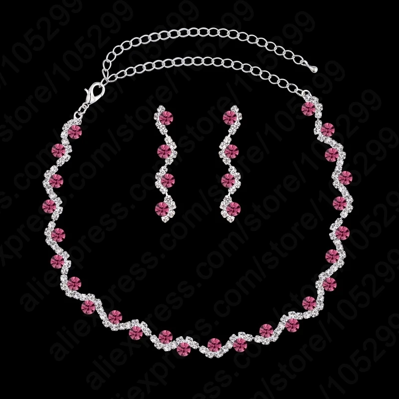 PATICO High Quality 925 Serling Silver Jewelry Sets CZ Necklace Earrings Accessories Enthusiastic Red Wedding Engagement Sets
PATICO High Quality 925 Serling Silver Jewelry Sets CZ Necklace Earrings Accessories Enthusiastic Red Wedding Engagement Sets
