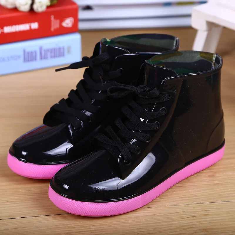Fashion new arrival colorful rain boots waterproof flat shoes woman rain woman water flower rubber ankle boots slip on botas
Fashion new arrival colorful rain boots waterproof flat shoes woman rain woman water flower rubber ankle boots slip on botas