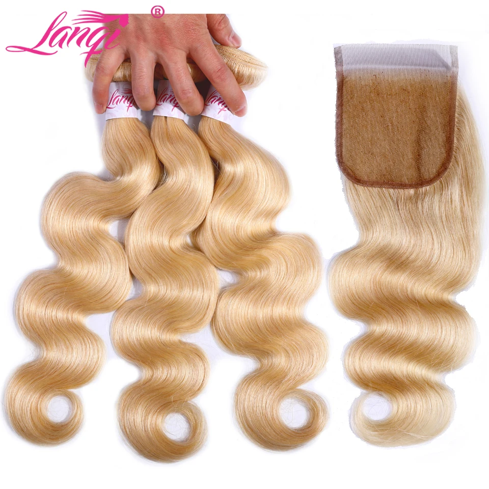Blonde Body Wave Brazilian Hair Weave Bundles With Closure 4x4 Non Remy Human Hair 4 Pcs Lot 613 Bundles With Closure
Blonde Body Wave Brazilian Hair Weave Bundles With Closure 4x4 Non Remy Human Hair 4 Pcs Lot 613 Bundles With Closure
