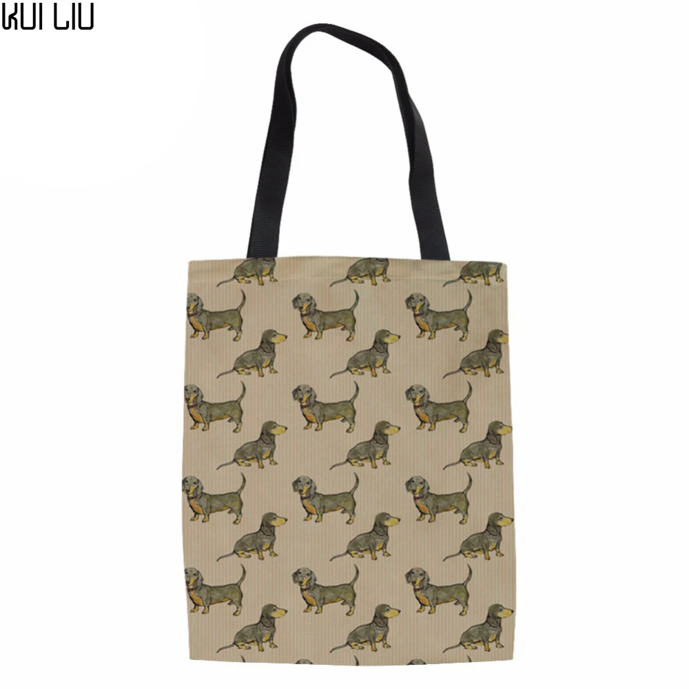 Large Beach HandBags Women Heavy Duty Shopping Bags Ladies Doxie Dachshund Printed Eco Shopper Bag Foldable for Females
Large Beach HandBags Women Heavy Duty Shopping Bags Ladies Doxie Dachshund Printed Eco Shopper Bag Foldable for Females